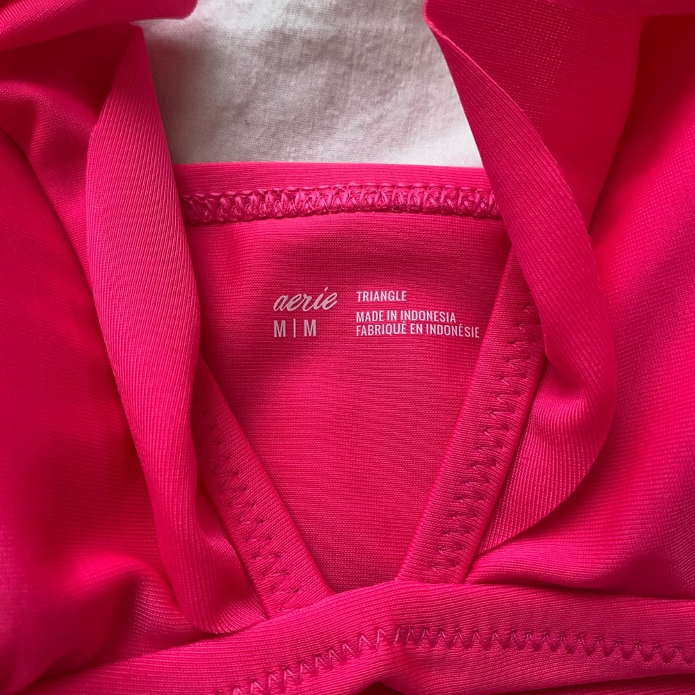 aerie Pink Ruffle Bikini Set - Picture 2 of 8
